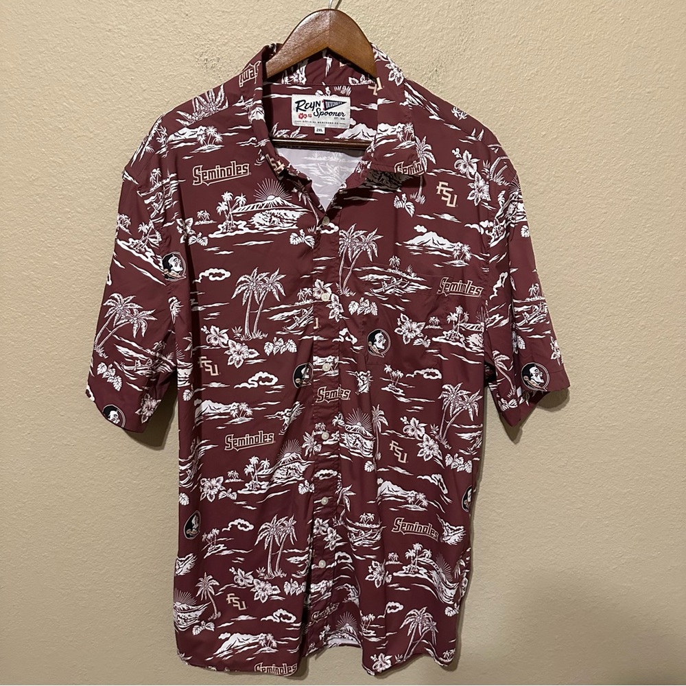 Reyn Spooner Men’s Florida State Seminoles Hawaiian Shirt